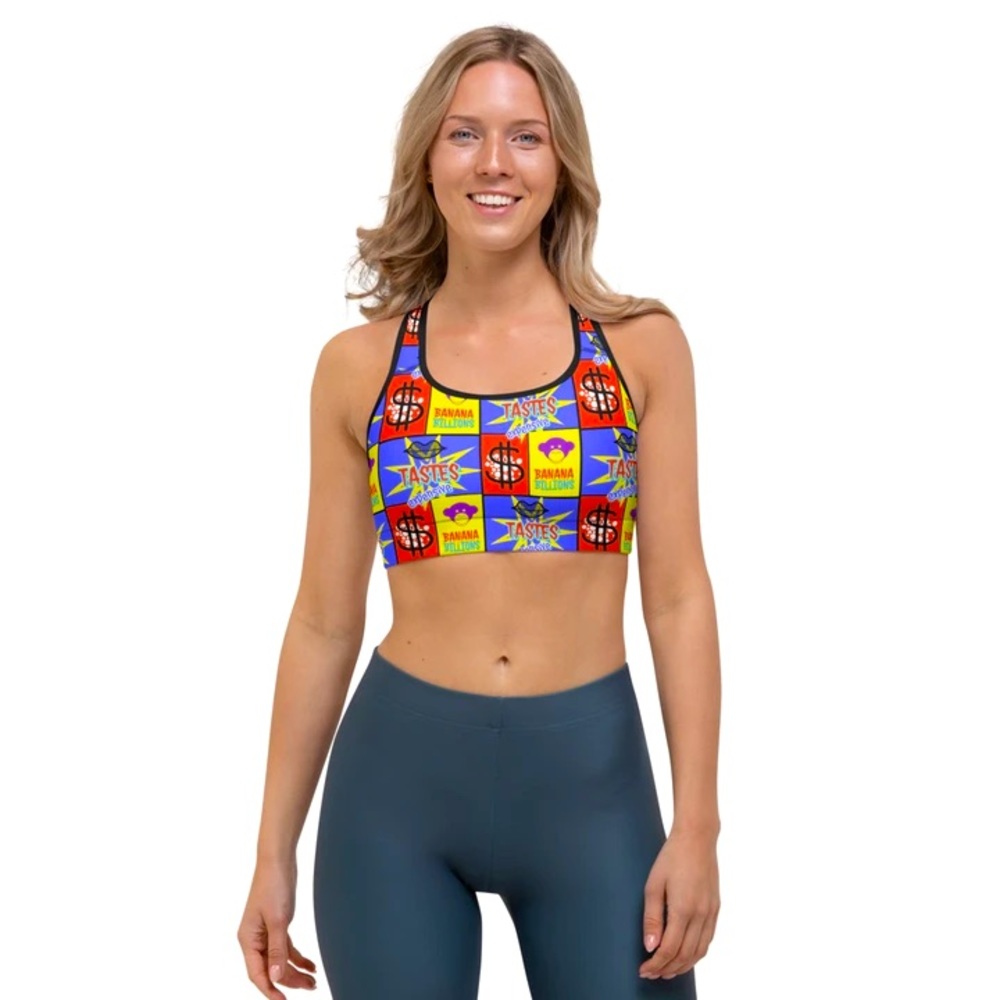 Banana Billions “Tastes Expensive” Sports bra